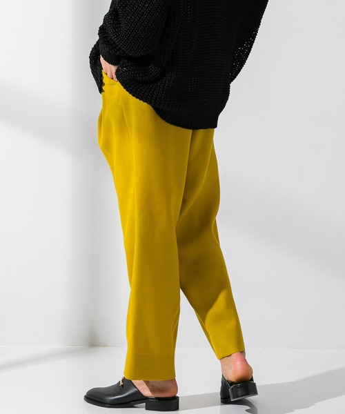 UNITED TOKYO（ユナイテッドトウキョウ）の「ジョーゼットリボーン2タックスラックス（スラックス・メンズ・カーキ/ブラック/イエロー・1/2/3）」の17枚目の写真