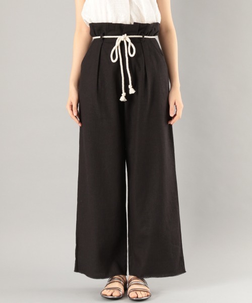 PAGEBOY（ページボーイ）の「【WEB限定アイテム】アサコンロープベルトパンツ（その他パンツ・レディース・ブラック/ベージュ/オフホワイト/パープル・FREE）」の17枚目の写真