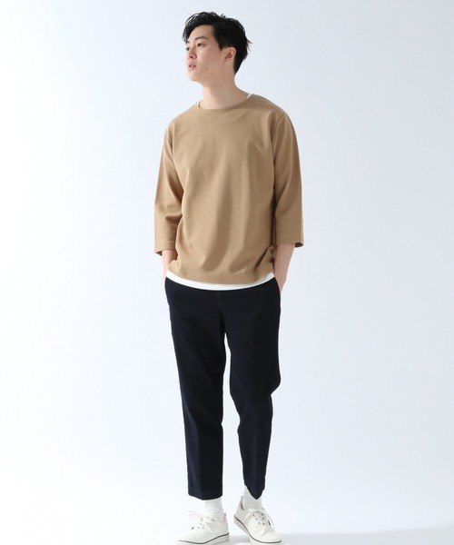 GLOBAL WORK（グローバルワーク）の「DRYタッチワッフルレイヤー7分袖