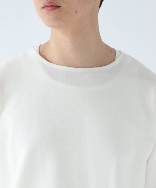 GLOBAL WORK（グローバルワーク）の「DRYタッチワッフルレイヤー7分袖/868176（Tシャツ/カットソー・メンズ・ホワイト/ブラック/ベージュ/グリーン・SMALL/MEDIUM/LARGE/X-LARGE）」の11枚目の写真