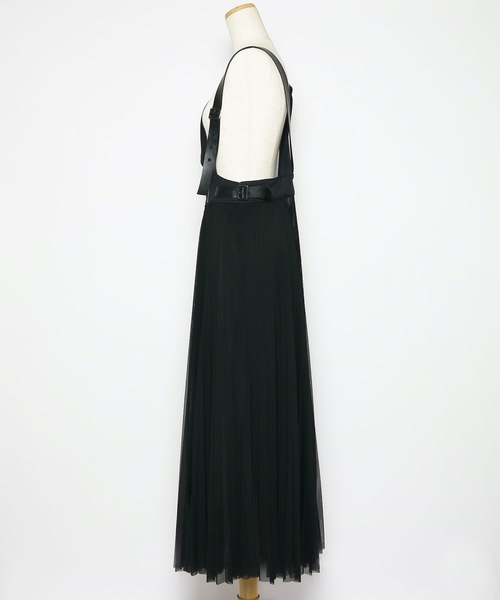 AULA（アウラ）の「チュールプリーツ ライダース ワンショルダー  