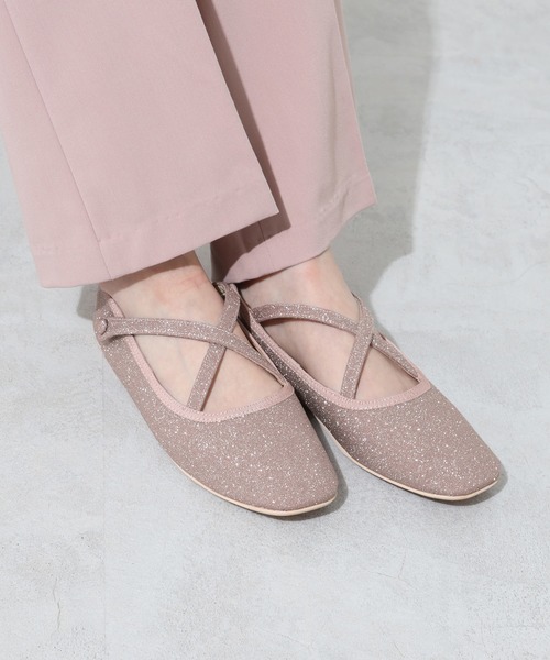 one after another NICE CLAUP（ワンアフターアナザーナイスクラップ）の「カンフーシューズ（パンプス・レディース・ベージュ系その他/グリーン系その他/ピンクゴールド・SMALL/MEDIUM/LARGE）」の3枚目の写真