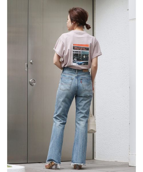 Ungrid（アングリッド）の「カラーフォトTee（Tシャツ/カットソー・レディース・パープル/オフホワイト/ブルー・FREE）」の18枚目の写真