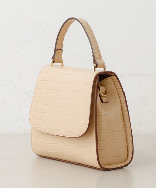 Chico（チコ）の「クロコハンドバッグ(ショルダー付き）（ハンドバッグ・レディース・ブラック/ベージュ/ブラウン・FREE）」の6枚目の写真