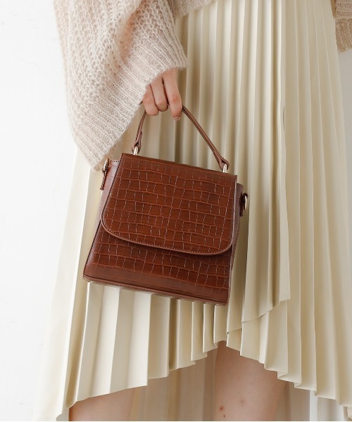 Chico（チコ）の「クロコハンドバッグ(ショルダー付き）（ハンドバッグ・レディース・ブラック/ベージュ/ブラウン・FREE）」の19枚目の写真