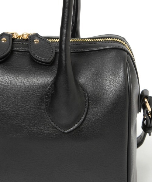 GLOBAL WORK（グローバルワーク）の「ボストンショルダーバッグ/918279（ショルダーバッグ・レディース・アイボリー/ブラック/レッド・ONE SIZE）」の9枚目の写真