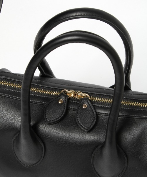 GLOBAL WORK（グローバルワーク）の「ボストンショルダーバッグ/918279（ショルダーバッグ・レディース・アイボリー/ブラック/レッド・ONE SIZE）」の11枚目の写真