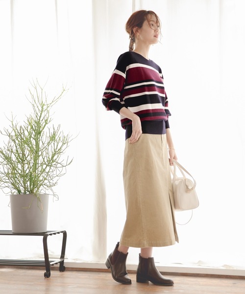 GLOBAL WORK（グローバルワーク）の「ボストンショルダーバッグ/918279（ショルダーバッグ・レディース・アイボリー/ブラック/レッド・ONE SIZE）」の21枚目の写真