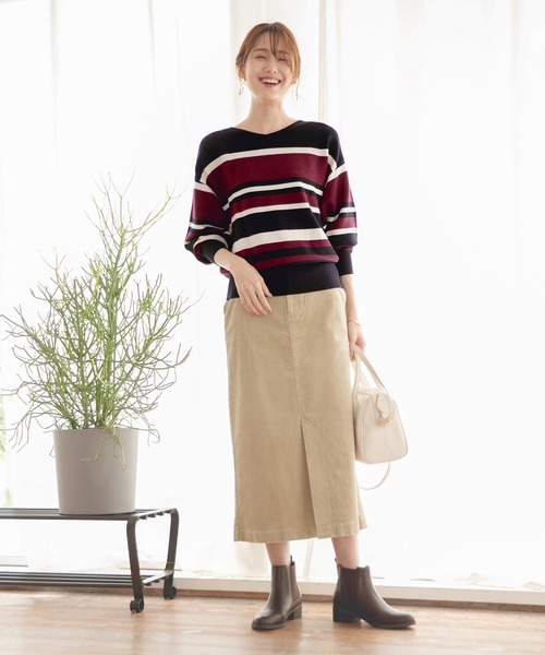 GLOBAL WORK（グローバルワーク）の「ボストンショルダーバッグ/918279（ショルダーバッグ・レディース・アイボリー/ブラック/レッド・ONE SIZE）」の22枚目の写真