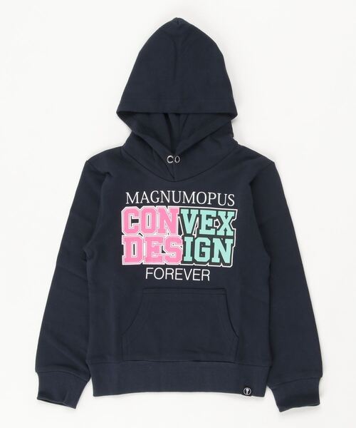 CONVEX(コンベックス)の「カレッジロゴ/パーカー(パーカー・キッズ・オフホワイト/ブラック/ネイビー・120cm/130cm/150cm/140cm/160cm)」の5枚目の写真