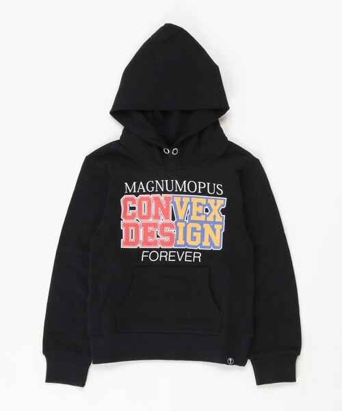 CONVEX(コンベックス)の「カレッジロゴ/パーカー(パーカー・キッズ・オフホワイト/ブラック/ネイビー・120cm/130cm/150cm/140cm/160cm)」の6枚目の写真