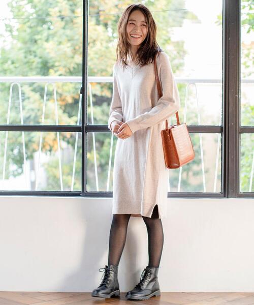 Web限定 Vネックニットワンピース レディース Women Coen コーエン 公式ファッション通販