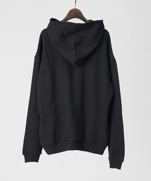 MYSELF ABAHOUSE（マイセルフアバハウス）の「【MYSELF ABAHOUSE】米綿 裏毛 ハーフジップ パーカー（パーカー・メンズ・ベージュ/ピンク/サックスブルー/ブラック・46/48）」の7枚目の写真