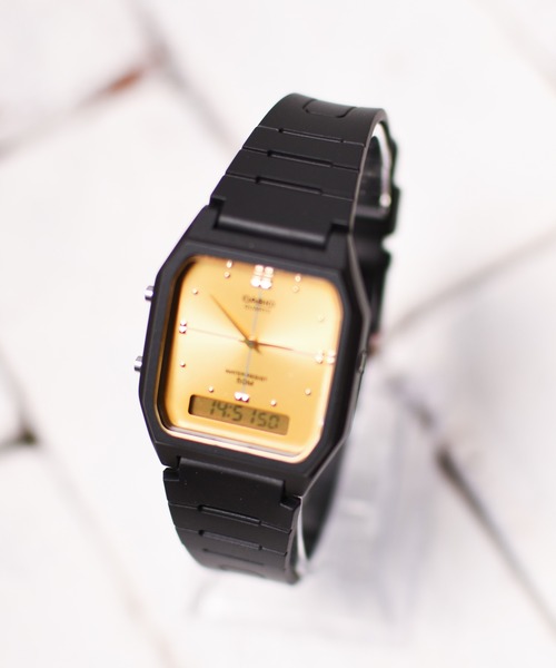 CASIO(カシオ)の「★CASIO(カシオ)★アナデジ 腕時計(デジタル腕時計・メンズ・ブラック/ブラウン/シルバー/ゴールド・FREE)」の4枚目の写真