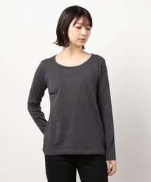 Samansa Mos2 | ベア天竺クルーネックインナー(Tシャツ/カットソー)
