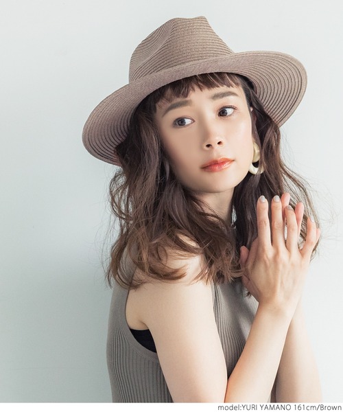 coca（coca）（コカ）の「ハンサムペーパーハット（ハット・レディース・ベージュ/ブラウン/アイボリー・ONE SIZE）」の10枚目の写真