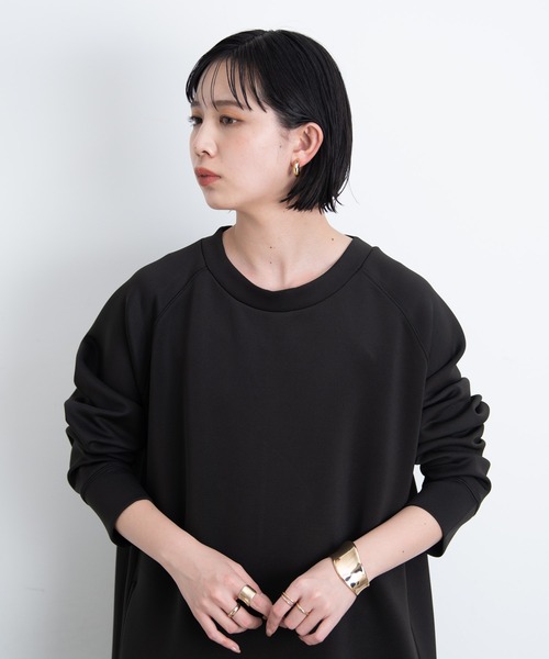 Aunt Marie's（アントマリーズ）の「ボンディングロングワンピース / Aunt Marie’ｓ（ワンピース・レディース・ライトグレー/ライトブルー/ブラック・FREE）」の14枚目の写真