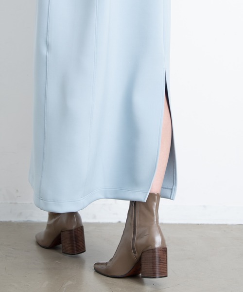 Aunt Marie's（アントマリーズ）の「ボンディングロングワンピース / Aunt Marie’ｓ（ワンピース・レディース・ライトグレー/ライトブルー/ブラック・FREE）」の10枚目の写真