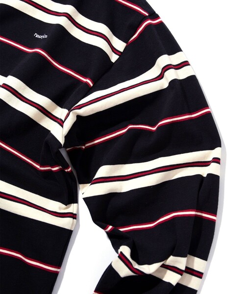 トップス Nautica Border Long Sleeve Tee NAUTICA Multi Border Long Sleeve tee shirt t-shirt size S | eBay