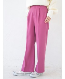 earth music&ecology | 新色追加！【WEB限定】センタープレスストレートパンツ ＊(その他パンツ)