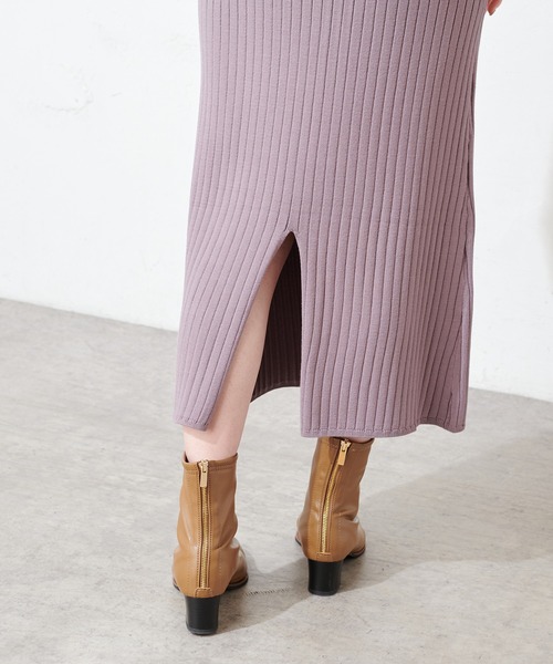 natural couture(ナチュラルクチュール)の「スクエアトゥステッチブーツ(ブーツ・レディース・アイボリー/ベージュ・MEDIUM/LARGE/SMALL)」の10枚目の写真