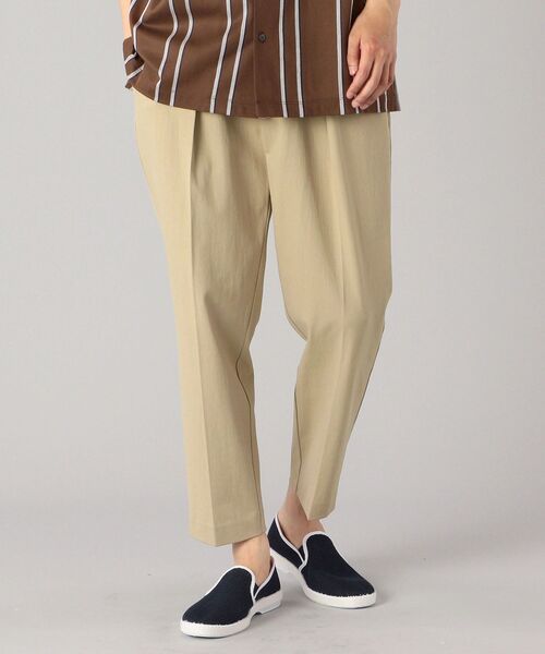 SHIPS（シップス）の「【WEB限定】SHIPS: ≪セットアップ対応≫ DEPEND TRICOT 1タック テーパード イージー パンツ（スラックス・メンズ・ブラック/カーキ/ロイヤルブルー・SMALL/MEDIUM/LARGE/X-LARGE）」の9枚目の写真