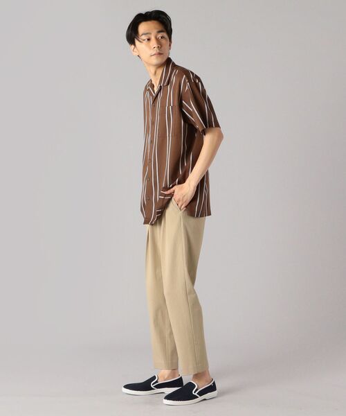 SHIPS（シップス）の「【WEB限定】SHIPS: ≪セットアップ対応≫ DEPEND TRICOT 1タック テーパード イージー パンツ（スラックス・メンズ・ブラック/カーキ/ロイヤルブルー・SMALL/MEDIUM/LARGE/X-LARGE）」の14枚目の写真