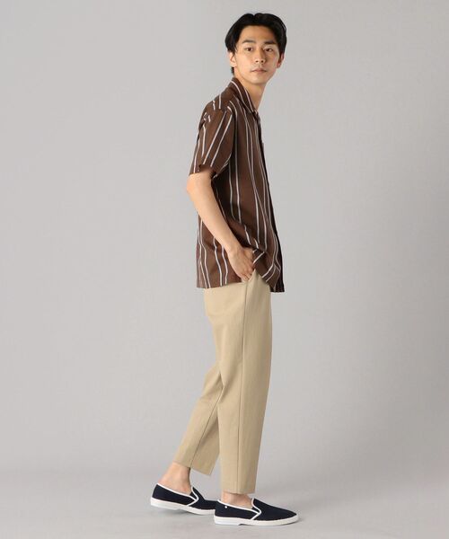 SHIPS（シップス）の「【WEB限定】SHIPS: ≪セットアップ対応≫ DEPEND TRICOT 1タック テーパード イージー パンツ（スラックス・メンズ・ブラック/カーキ/ロイヤルブルー・SMALL/MEDIUM/LARGE/X-LARGE）」の16枚目の写真