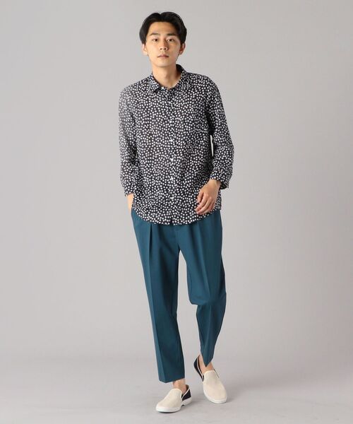 SHIPS（シップス）の「【WEB限定】SHIPS: ≪セットアップ対応≫ DEPEND TRICOT 1タック テーパード イージー パンツ（スラックス・メンズ・ブラック/カーキ/ロイヤルブルー・SMALL/MEDIUM/LARGE/X-LARGE）」の21枚目の写真