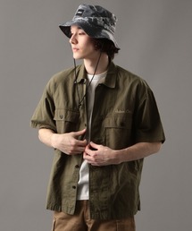 AVIREX | リネン コットン タイプ M-43 シャツ/SS LINEN COTTON TYPE M-43 SHIRT/AVIREX/アヴィレックス(シャツ/ブラウス)