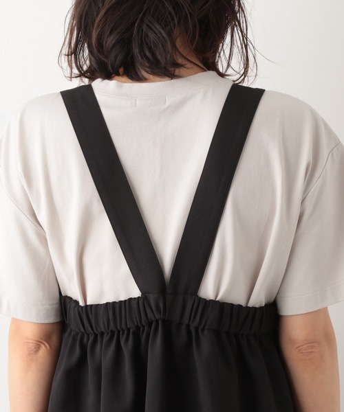 LEPSIM（レプシィム）の「マタニティ／リネンライクアシメTジャンスカ　932071（マタニティウェア/グッズ・レディース・ブラウン/ブラック/グリーン・FREE）」の19枚目の写真