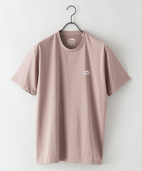 OUTDOOR PRODUCTS(アウトドアプロダクツ)の「【OUTDOOR PRODUCTS】ドライ機能付き(速乾機能)ワンポイントブランドロゴ/ビッグシルエットTシャツ(Tシャツ/カットソー・メンズ・ホワイト/ブラック/ベージュ/カーキ/ライトピンク・MEDIUM/LARGE/X-LARGE)」の4枚目の写真