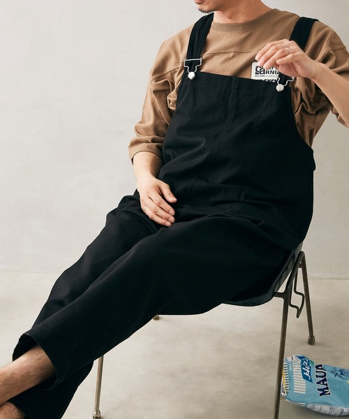JOURNAL STANDARD relume（ジャーナルスタンダード　レリューム）の「CALIFORNIA オーバーオール（サロペット/オーバーオール・メンズ・ホワイト/ブラック/ブラウン/ブルー・MEDIUM/LARGE）」の3枚目の写真