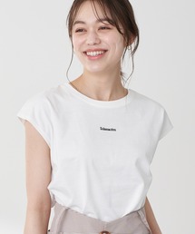 earth music&ecology | ミニロゴノースリーブTシャツ ＊(Tシャツ/カットソー)