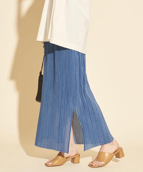 BEAUTY&YOUTH UNITED ARROWS（ビューティーアンドユースユナイテッドアローズ）の「BY∴ プリーツスリットスカート -ウォッシャブル-（スカート・レディース・ピンク/コバルトブルー/ブラック/その他5・S/M）」の21枚目の写真