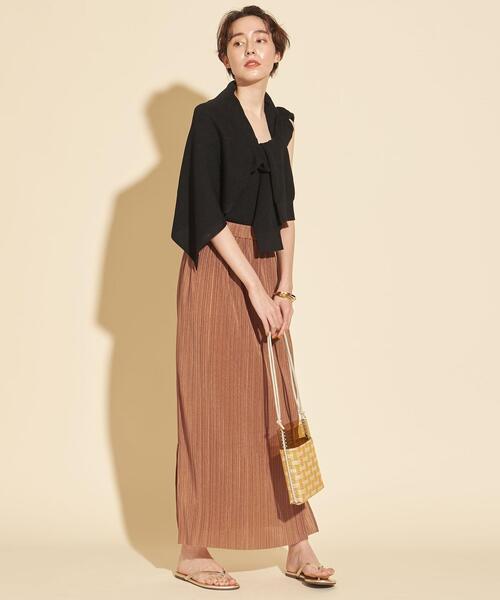 BEAUTY&YOUTH UNITED ARROWS（ビューティーアンドユースユナイテッドアローズ）の「BY∴ プリーツスリットスカート -ウォッシャブル-（スカート・レディース・ピンク/コバルトブルー/ブラック/その他5・S/M）」の10枚目の写真