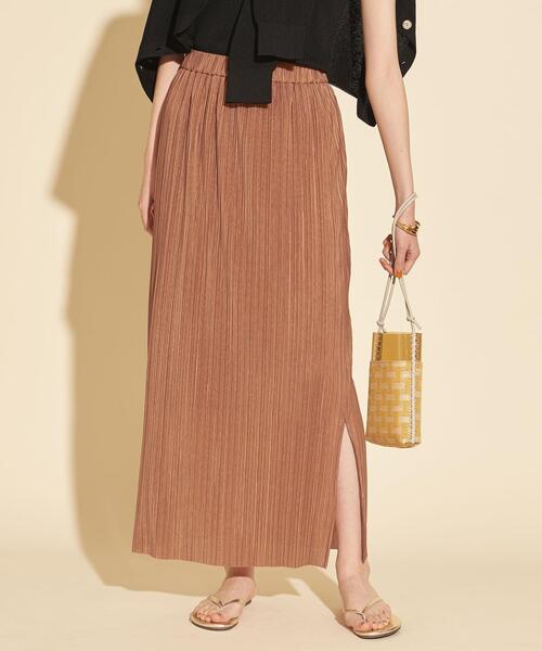 BEAUTY&YOUTH UNITED ARROWS（ビューティーアンドユースユナイテッドアローズ）の「BY∴ プリーツスリットスカート -ウォッシャブル-（スカート・レディース・ピンク/コバルトブルー/ブラック/その他5・S/M）」の8枚目の写真