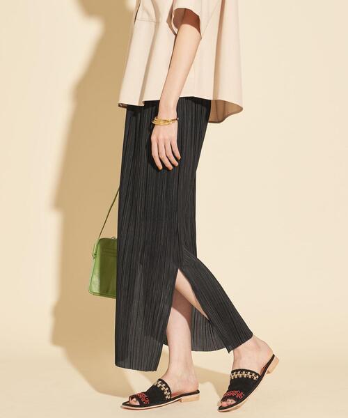BEAUTY&YOUTH UNITED ARROWS（ビューティーアンドユースユナイテッドアローズ）の「BY∴ プリーツスリットスカート -ウォッシャブル-（スカート・レディース・ピンク/コバルトブルー/ブラック/その他5・S/M）」の17枚目の写真