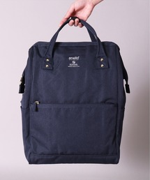 (LF)【anello】がばっと開く 口金 バックパック(ラージサイズ)