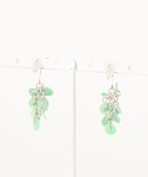 tone(トーン)の「【PAPER ART WORKS】dots(ピアス(両耳用)・レディース・ミント・FREE)」の2枚目の写真