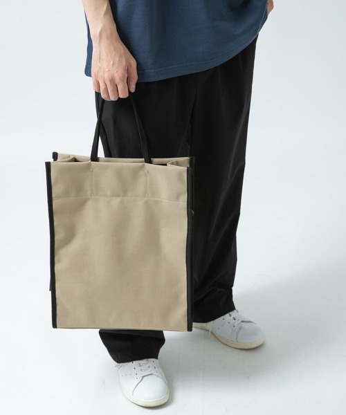 ITEMS URBANRESEARCH（アイテムズ アーバンリサーチ）の「2way トートバッグ（トートバッグ・メンズ・パープル/ブラック/ベージュ・-）」の3枚目の写真