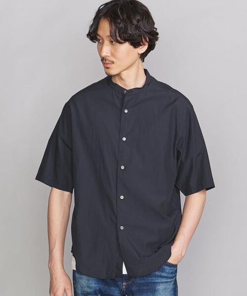 BEAUTY&YOUTH UNITED ARROWS（ビューティーアンドユースユナイテッドアローズ）の「BY SUPPLE バンドカラー テーパード シャツ（シャツ/ブラウス・メンズ・ライトブルー/ネイビー/ホワイト/ベージュ・X-LARGE/SMALL/LARGE/MEDIUM）」の8枚目の写真