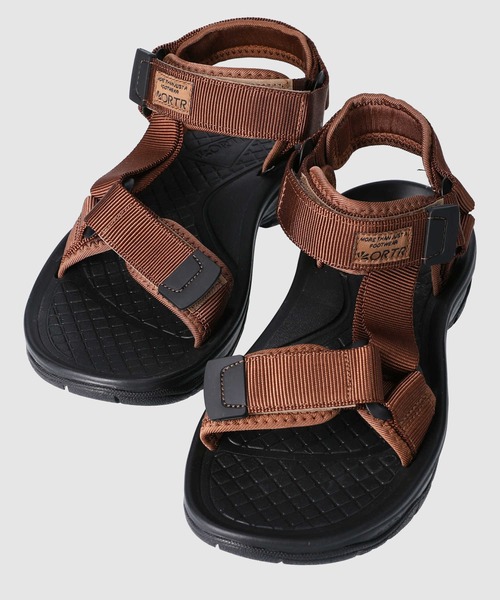 ORiental TRaffic（オリエンタルトラフィック）の「【ORiental TRaffic】ミッドソールスポーツサンダル（サンダル・レディース・ブラウン/ブラック・L/S/M/XL）」の2枚目の写真