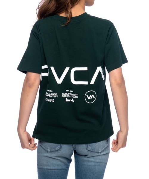 RVCA(ルーカ)の「RVCA レディース BACK RVCA BALANCE SS Tシャツ【2021年夏モデル】/ルーカ半袖Tシャツ(Tシャツ/カットソー・レディース・ベージュ/ブラック/ホワイト/グレー・SMALL/X-SMALL)」の3枚目の写真