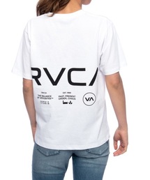 RVCA レディース BACK RVCA BALANCE SS Tシャツ【2021年夏モデル】/ルーカ半袖Tシャツ