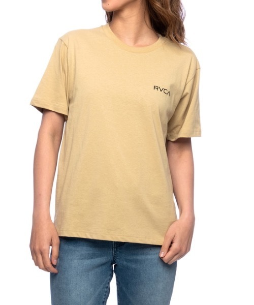 RVCA(ルーカ)の「RVCA レディース BACK RVCA BALANCE SS Tシャツ【2021年夏モデル】/ルーカ半袖Tシャツ(Tシャツ/カットソー・レディース・ベージュ/ブラック/ホワイト/グレー・SMALL/X-SMALL)」の5枚目の写真
