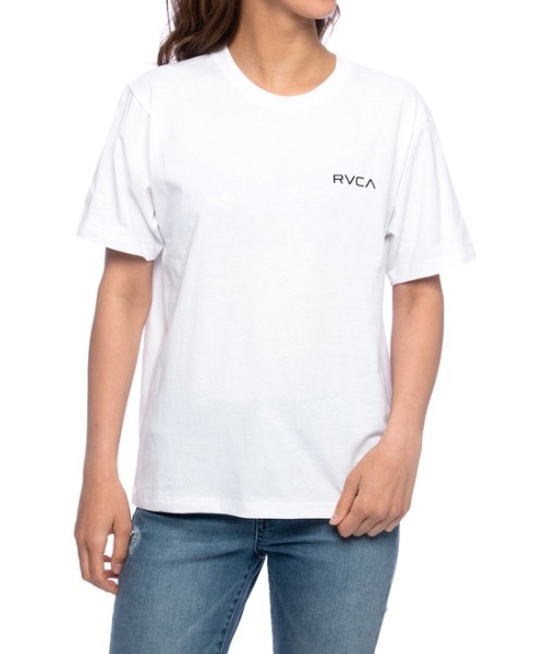 RVCA(ルーカ)の「RVCA レディース BACK RVCA BALANCE SS Tシャツ【2021年夏モデル】/ルーカ半袖Tシャツ(Tシャツ/カットソー・レディース・ベージュ/ブラック/ホワイト/グレー・SMALL/X-SMALL)」の6枚目の写真