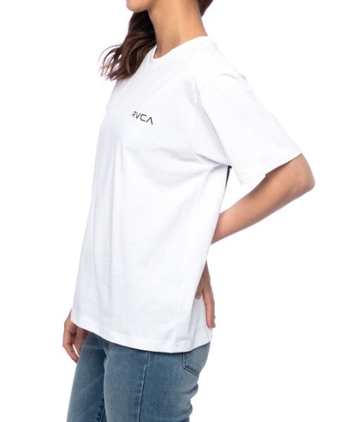 RVCA(ルーカ)の「RVCA レディース BACK RVCA BALANCE SS Tシャツ【2021年夏モデル】/ルーカ半袖Tシャツ(Tシャツ/カットソー・レディース・ベージュ/ブラック/ホワイト/グレー・SMALL/X-SMALL)」の7枚目の写真