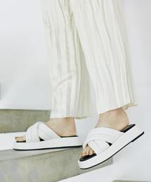 ODETTE E ODILE | 【WEB限定】O クッションクロス サンダル40●(サンダル)
