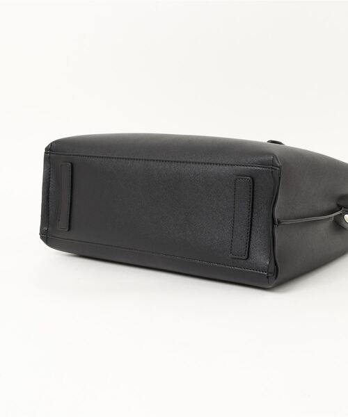 m.f.editorial（エムエフエディトリアル）の「エムエフエディトリアルレディース/m.f.editorial：Women 一枚革風ベルトハンドル トートバッグ A4対応（エコバッグ付）（トートバッグ・レディース・ベージュ/ブラック・FREE）」の9枚目の写真